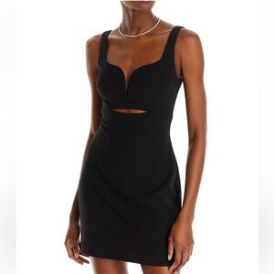 Aqua Cutout Bodycon Dress